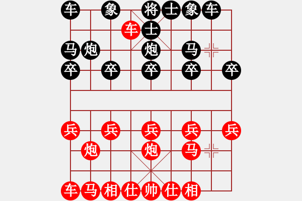 象棋棋谱图片:005顺炮横车破直车用炮局 - 步数:10 象棋棋谱图片:005顺炮横车破直车用炮局 - 步数:10